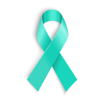 Cervical Ovarian Cancer Ribbon